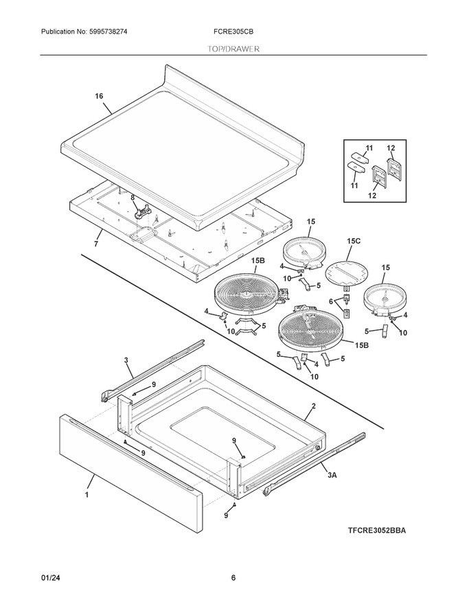 Diagram for FCRE305CBSB