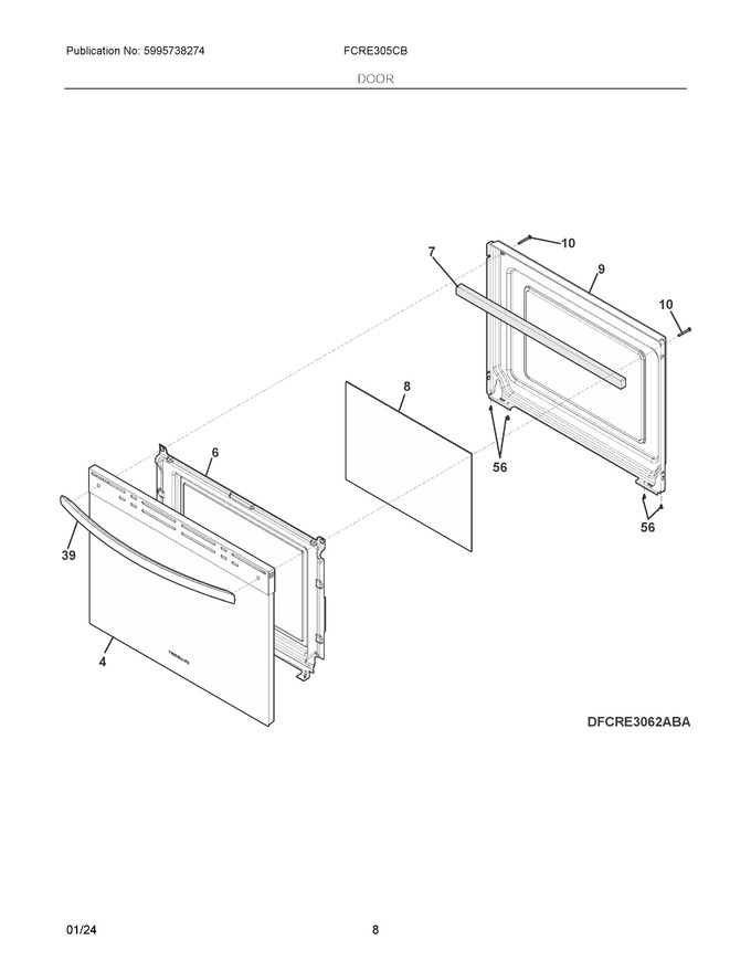 Diagram for FCRE305CBWB