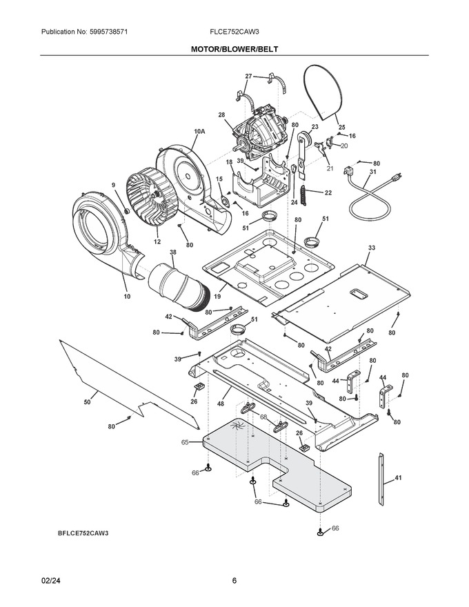 Diagram for FLCE752CAW3