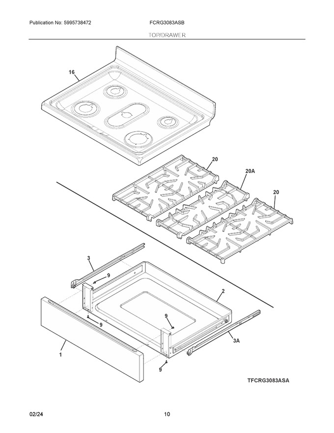 Diagram for FCRG3083ASB