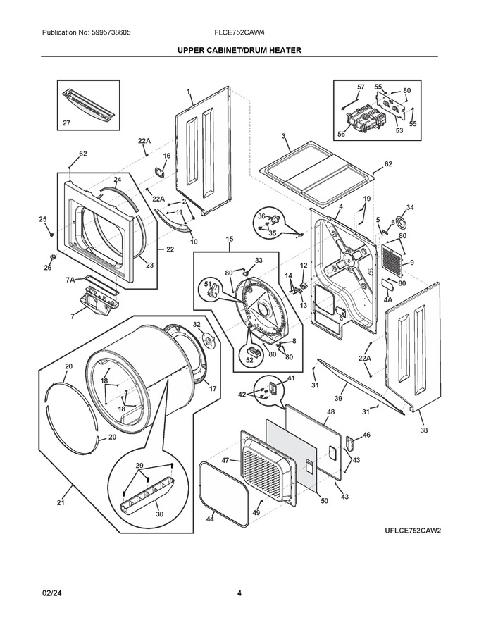 Diagram for FLCE752CAW4