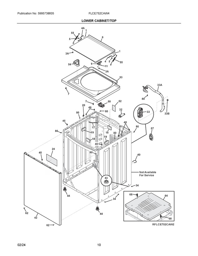 Diagram for FLCE752CAW4