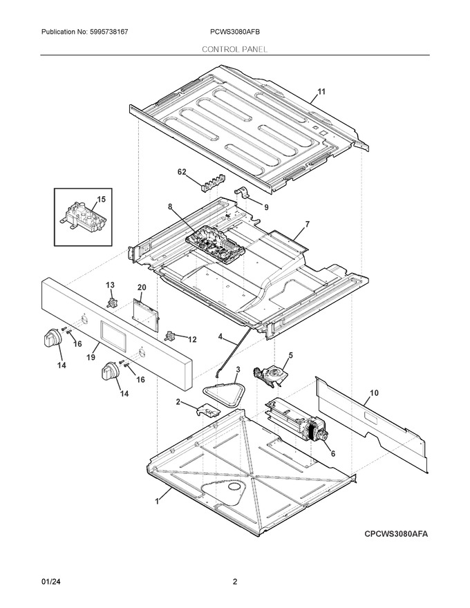 Diagram for PCWS3080AFB