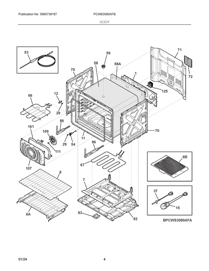 Diagram for PCWS3080AFB