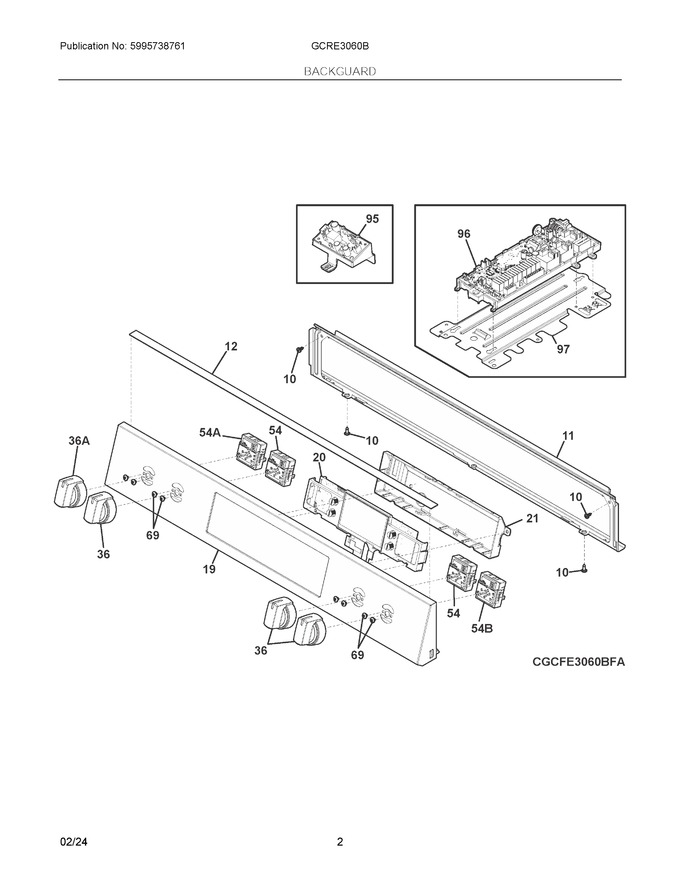 Diagram for GCFE3060BFB