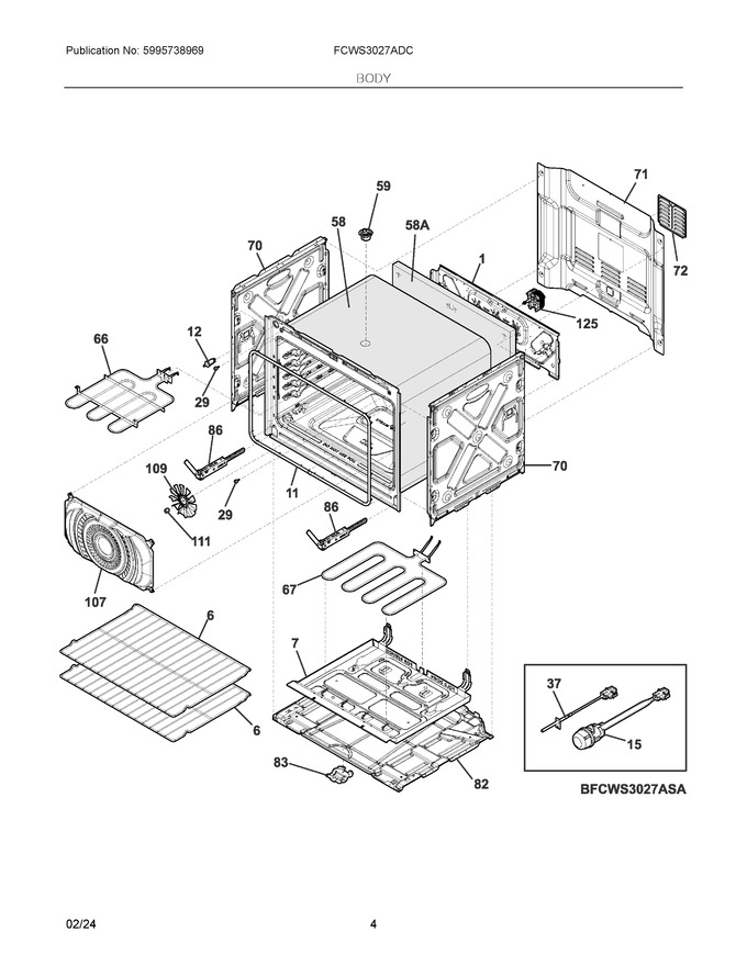 Diagram for FCWS3027ADC