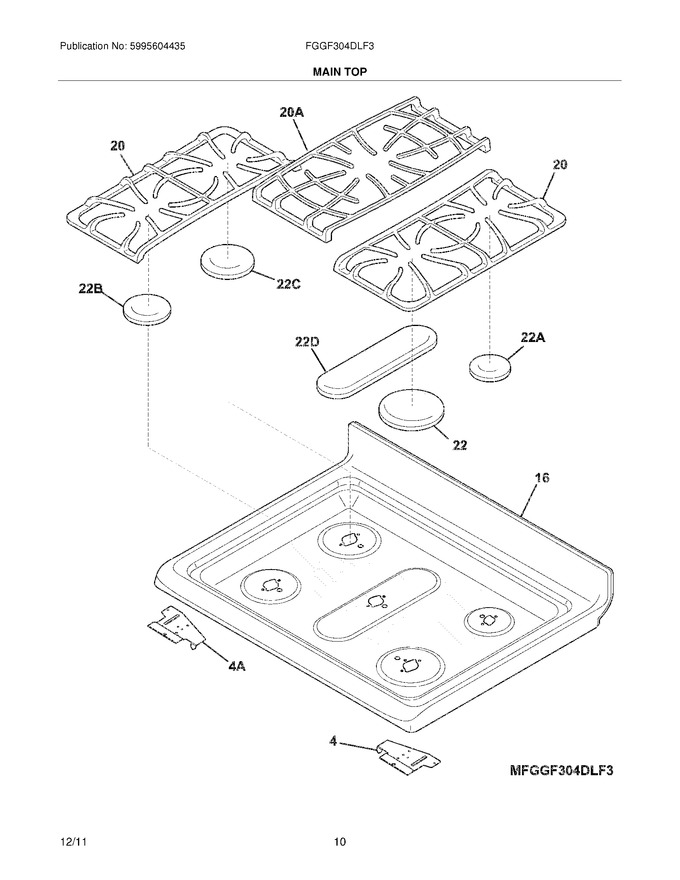 Diagram for FGGF304DLF3