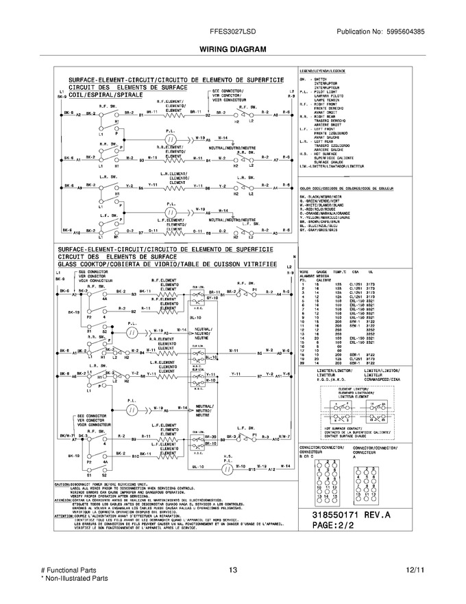 Diagram for FFES3027LSD