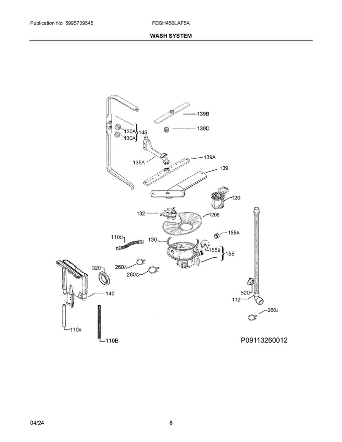 Diagram for FDSH450LAF5A