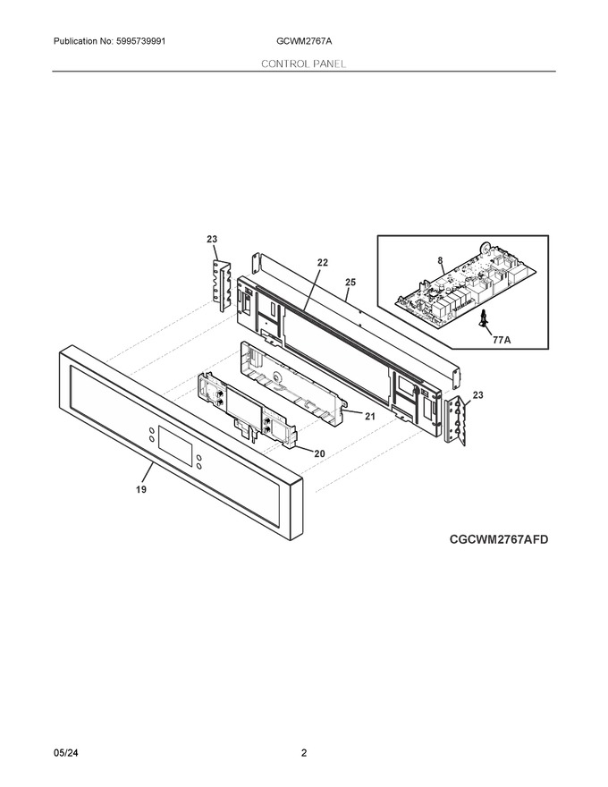 Diagram for GCWM2767ADE