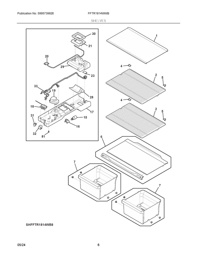 Diagram for FFTR1814WWB