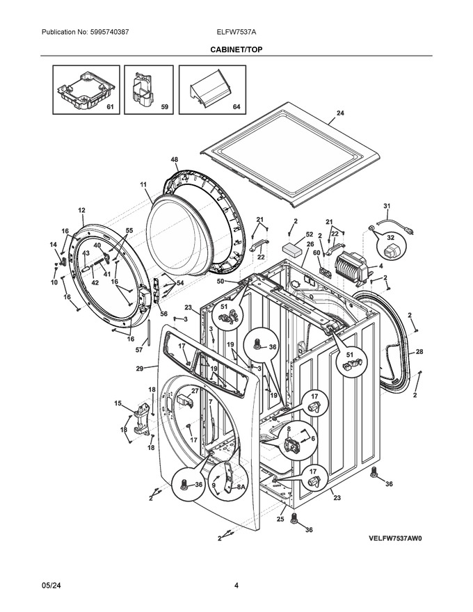 Diagram for ELFW7537AW1