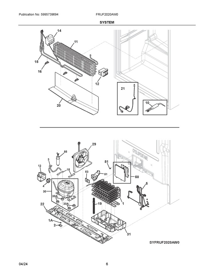 Diagram for FRUF2020AW0