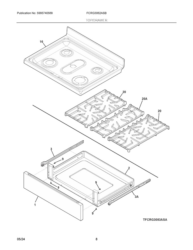 Diagram for FCRG3062ASB