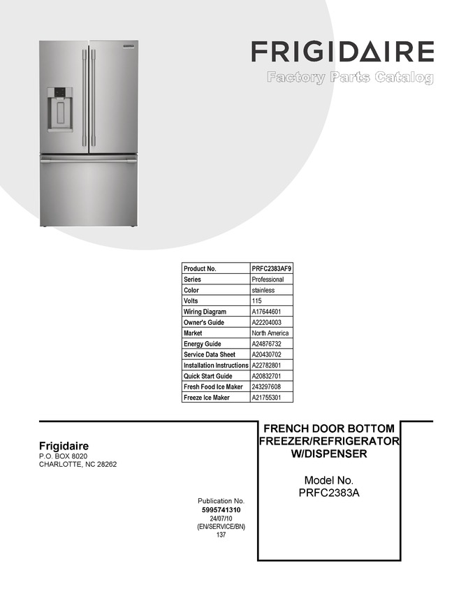 Diagram for PRFC2383AF9