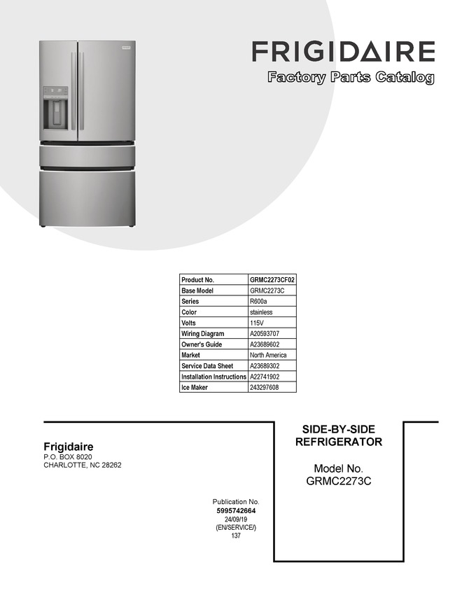 Diagram for GRMC2273CF02