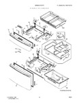 Diagram for 02 - Freezer & Middle Drawer