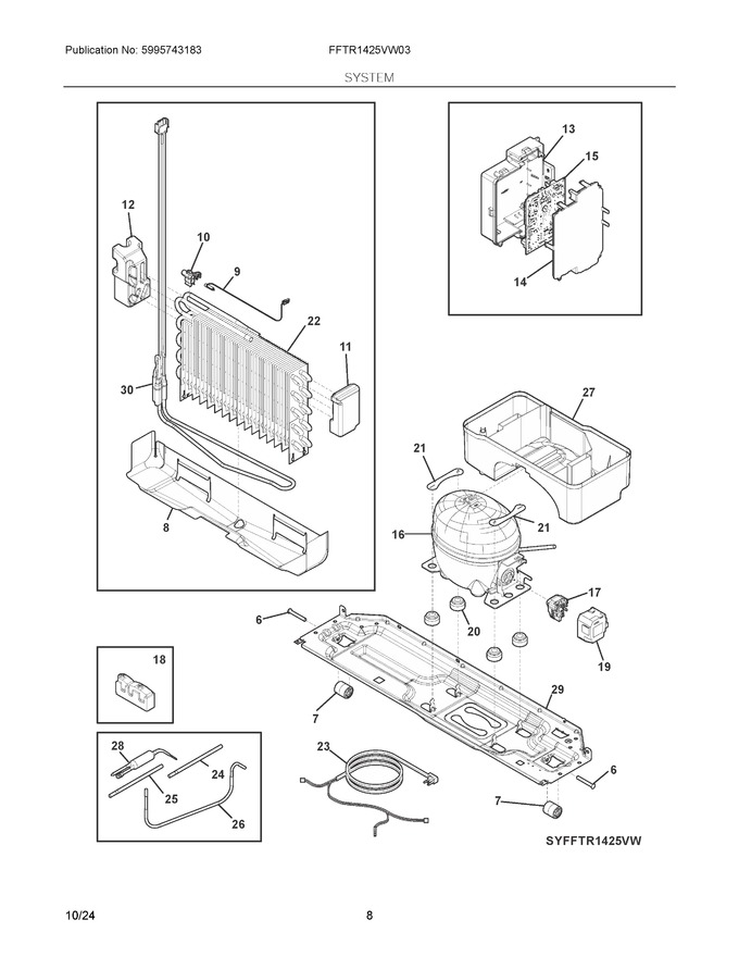 Diagram for FFTR1425VW03