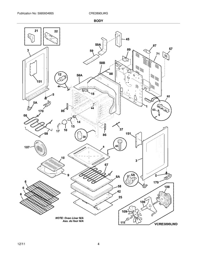 Diagram for CRE3890LWG