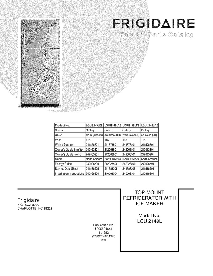 Diagram for LGUI2149LP2