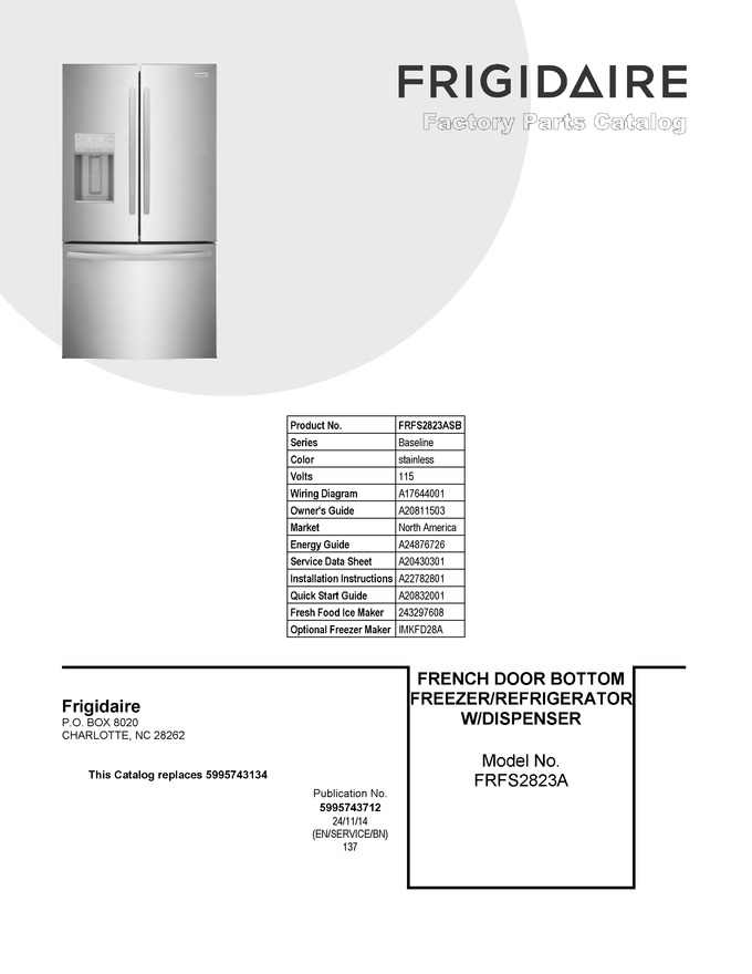 Diagram for FRFS2823ASB