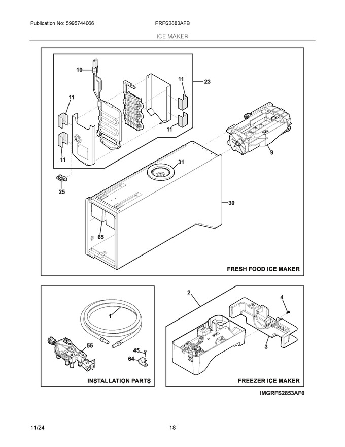 Diagram for PRFS2883AFB