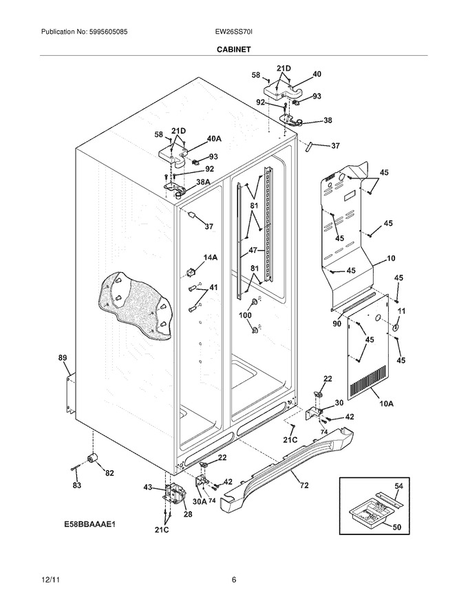 Diagram for EW26SS70IS1