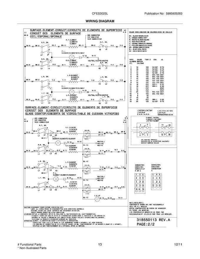 Diagram for CFES3025LW4