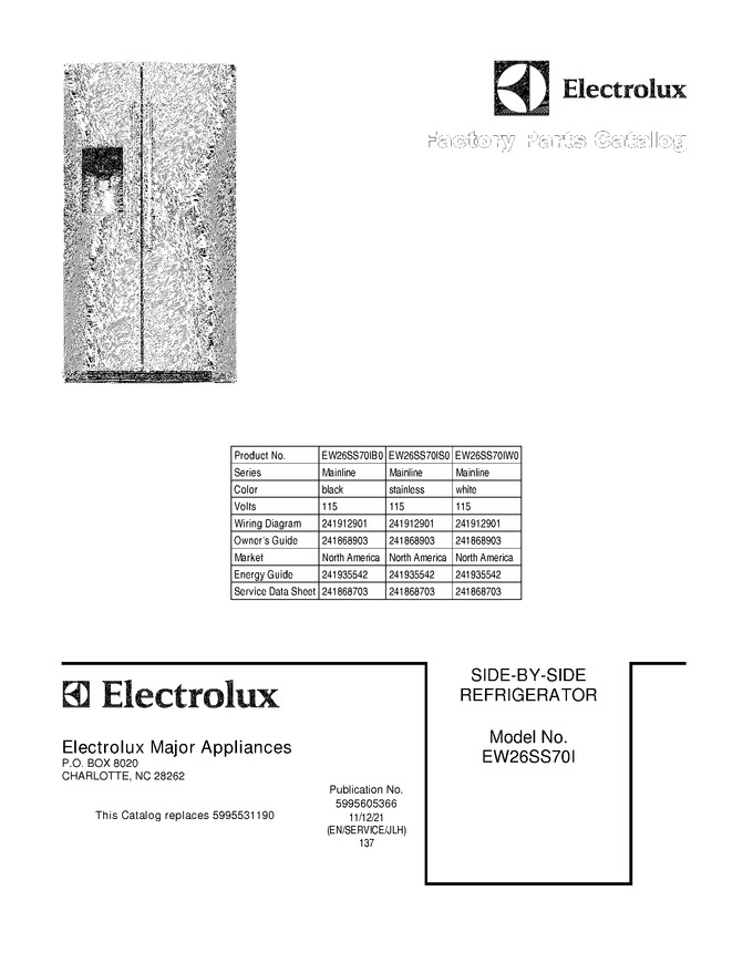 Diagram for EW26SS70IS0