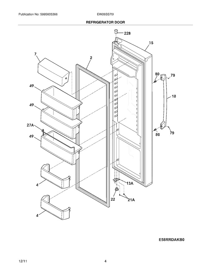 Diagram for EW26SS70IW0