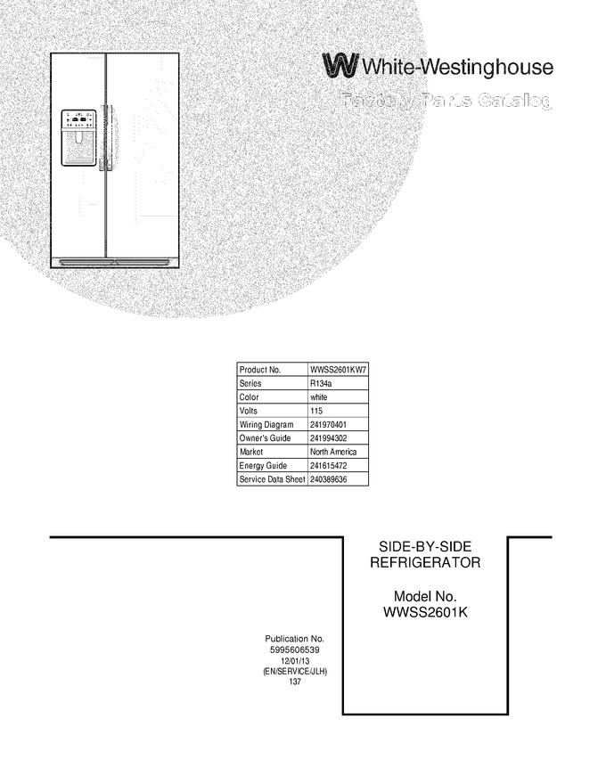 Diagram for WWSS2601KW7