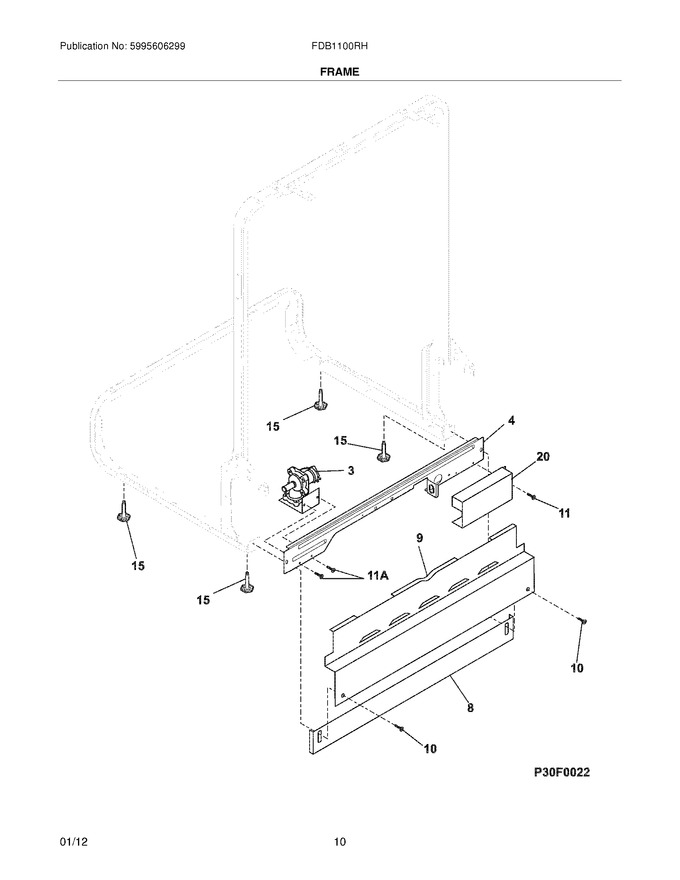 Diagram for FDB1100RHS3A