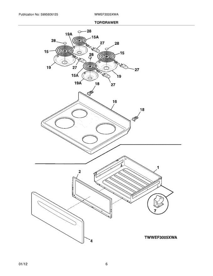 Diagram for WWEF3005XWA