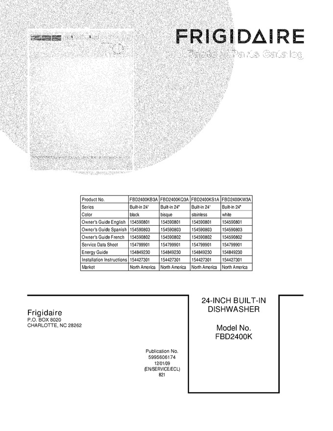 Diagram for FBD2400KB3A