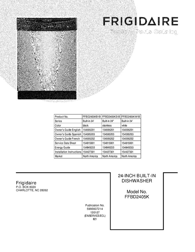 Diagram for FFBD2405KB1B