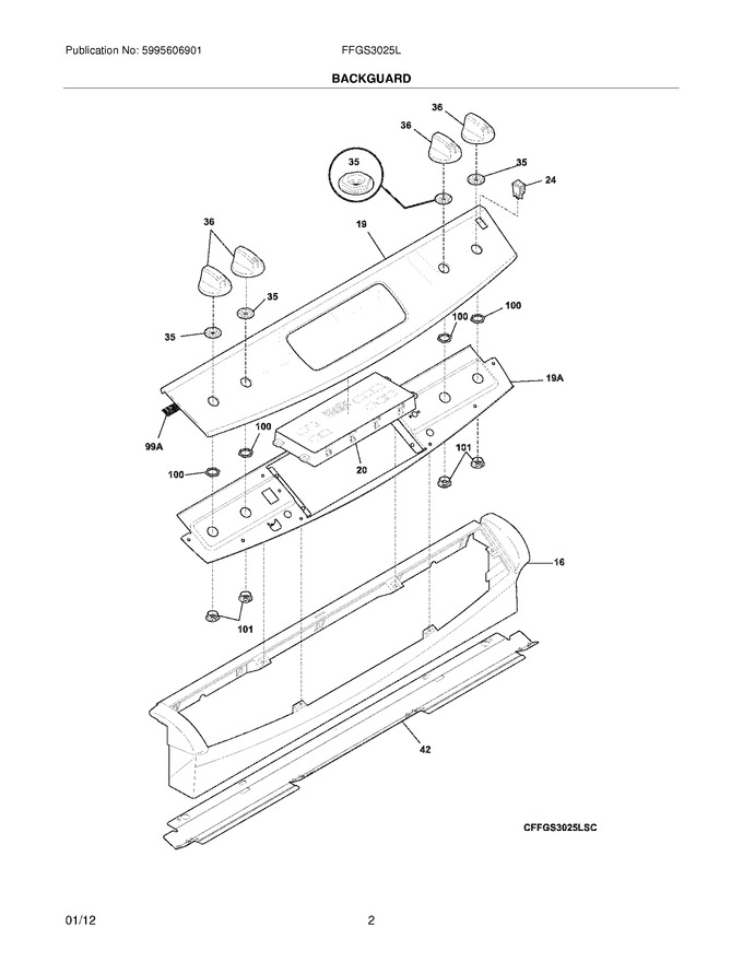 Diagram for FFGS3025LWE