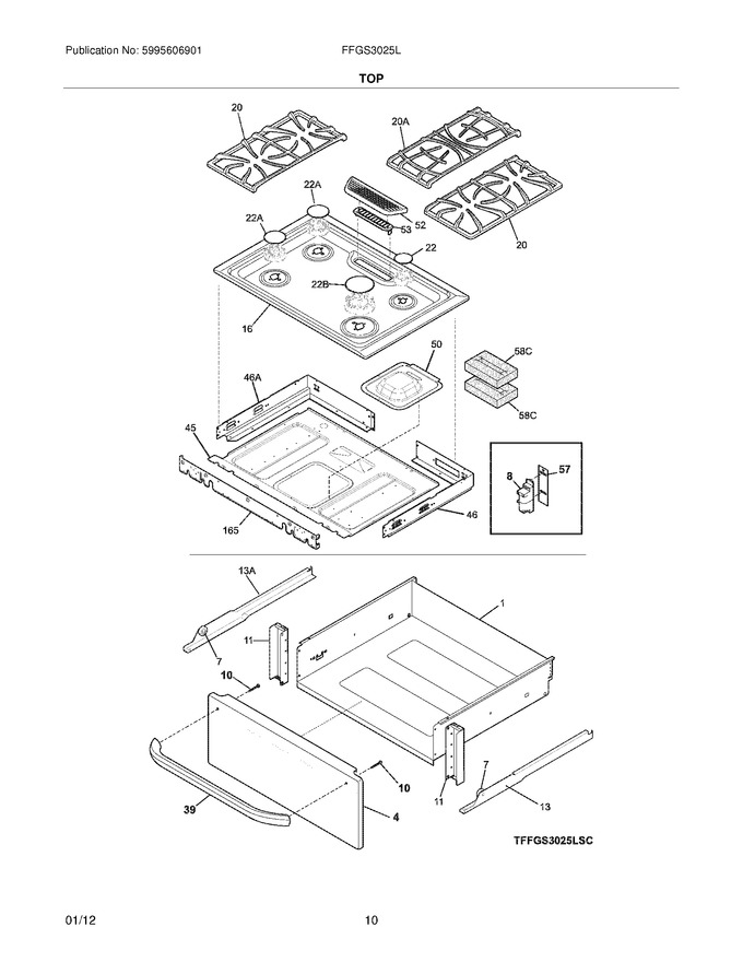 Diagram for FFGS3025LWE