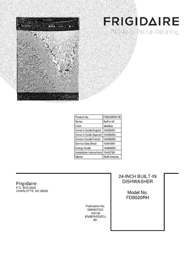 Diagram for FDB520RHC1B