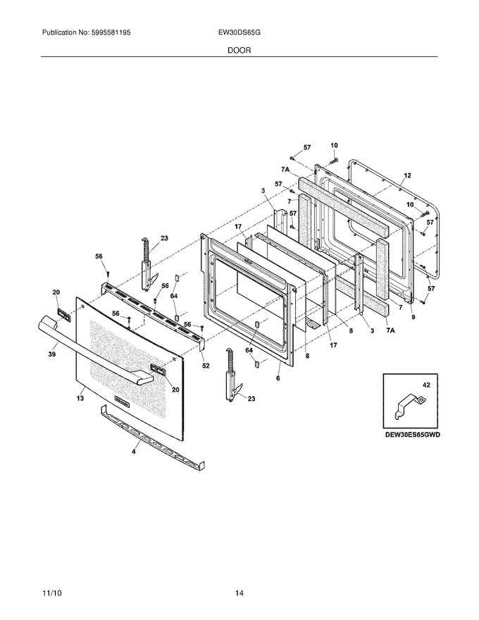 Diagram for EW30DS65GW6