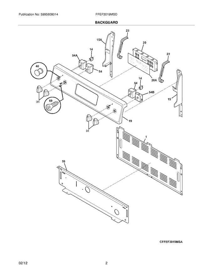 Diagram for FFEF3019MSD