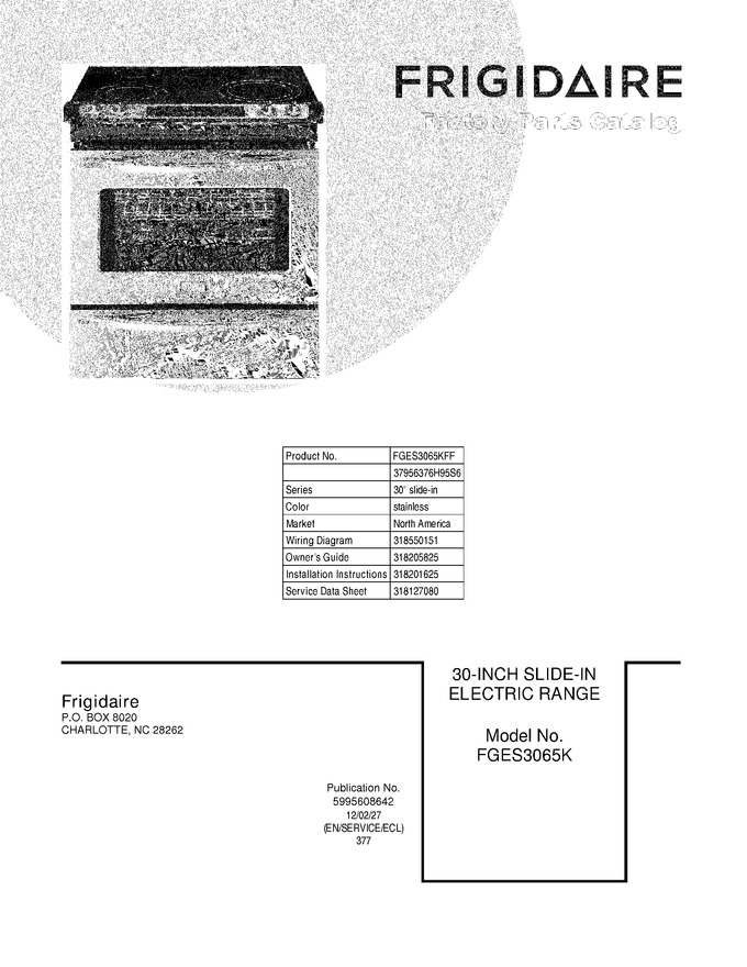 Diagram for FGES3065KFF