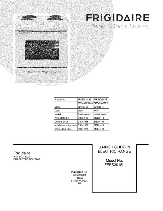 Diagram for FFES3015LWE