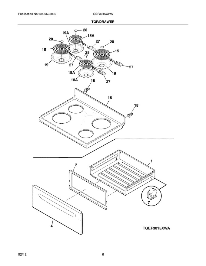 Diagram for GEF3015XWA