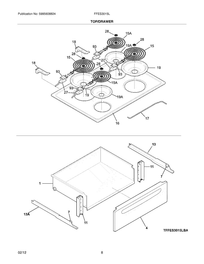 Diagram for FFES3015LBE