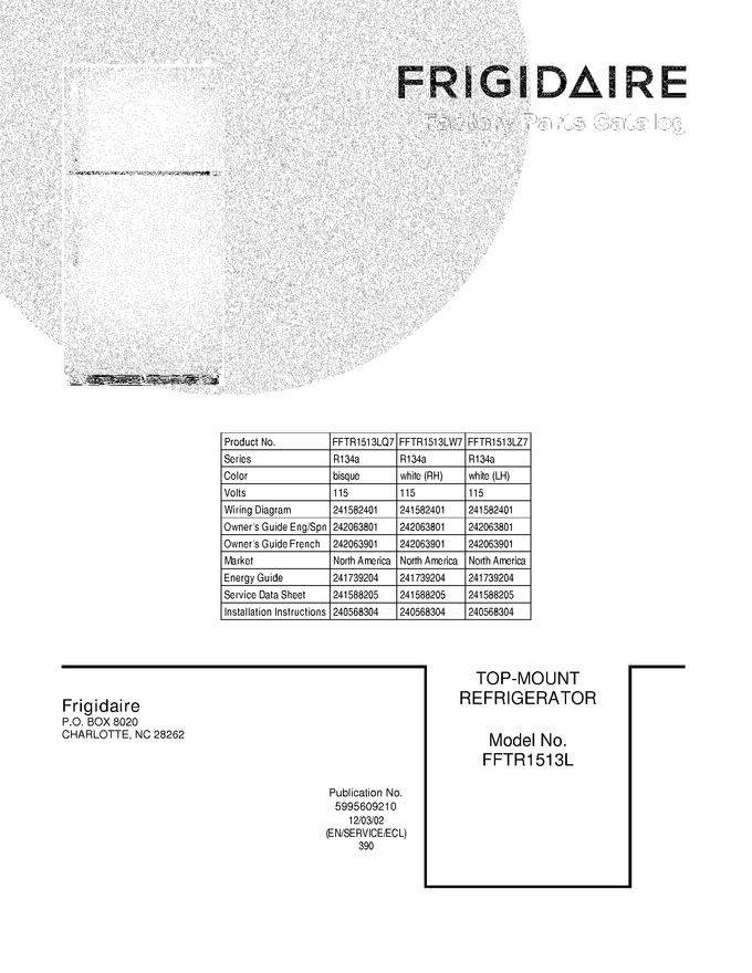 Diagram for FFTR1513LQ7