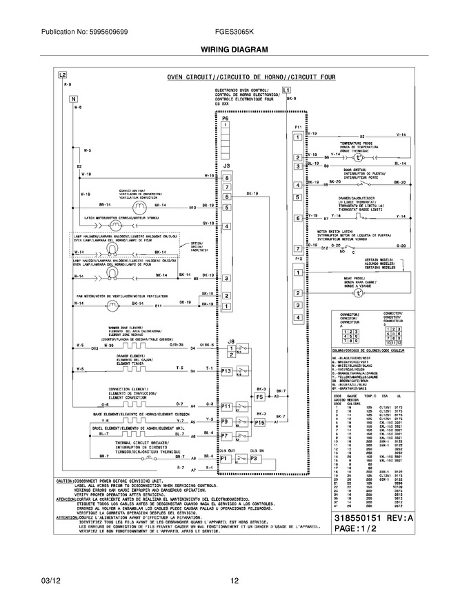 Diagram for FGES3065KBF