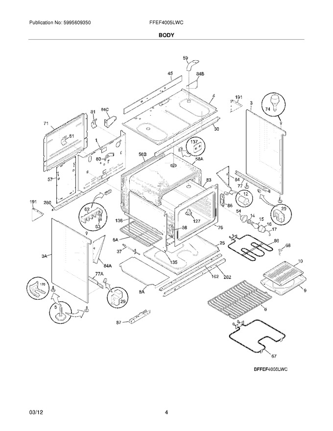 Diagram for FFEF4005LWC