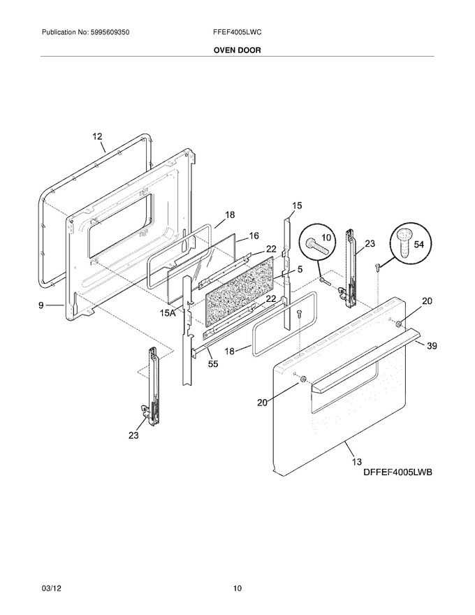 Diagram for FFEF4005LWC