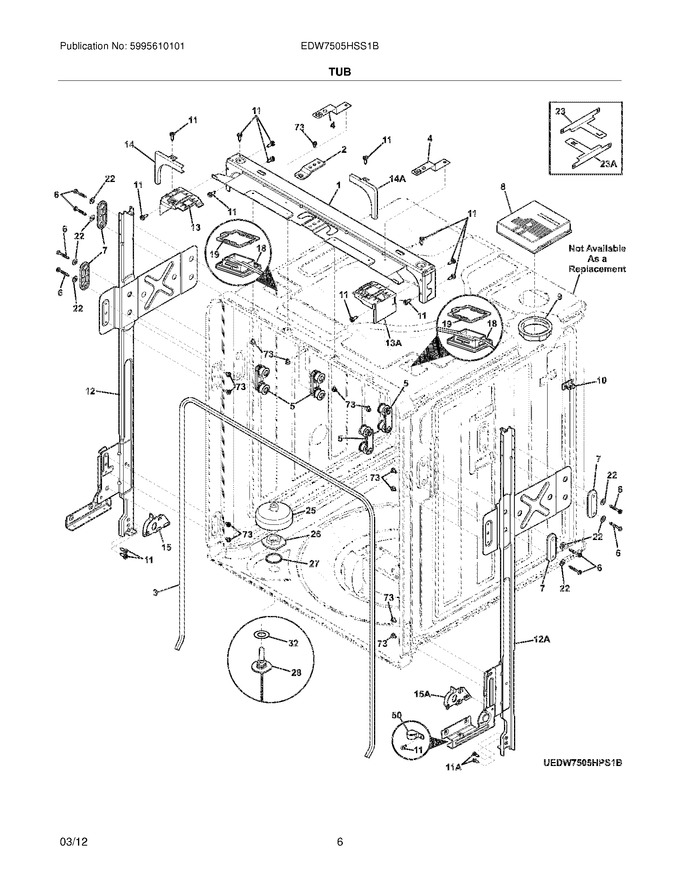 Diagram for EDW7505HSS1B