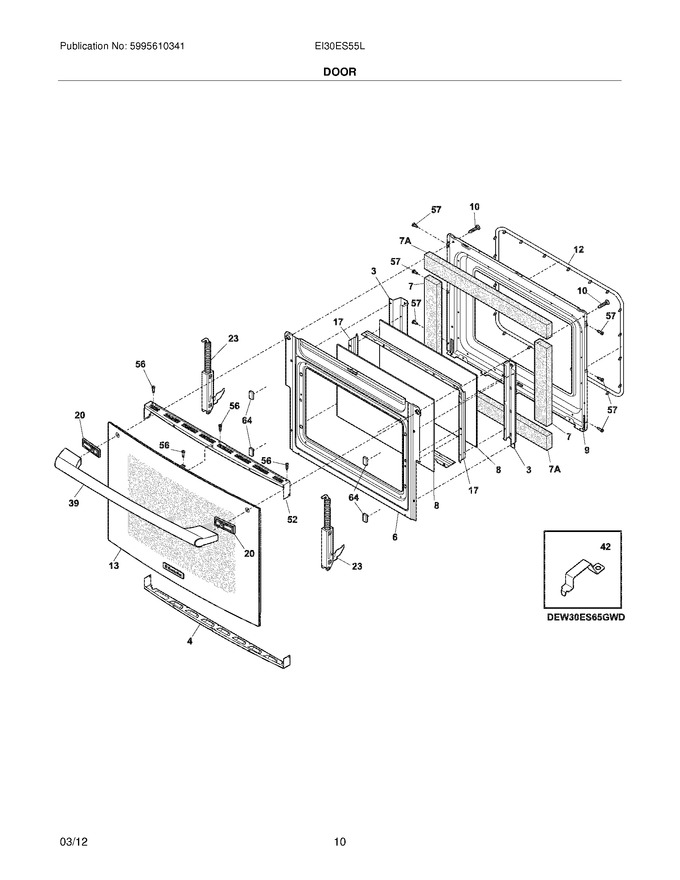 Diagram for EI30ES55LWA